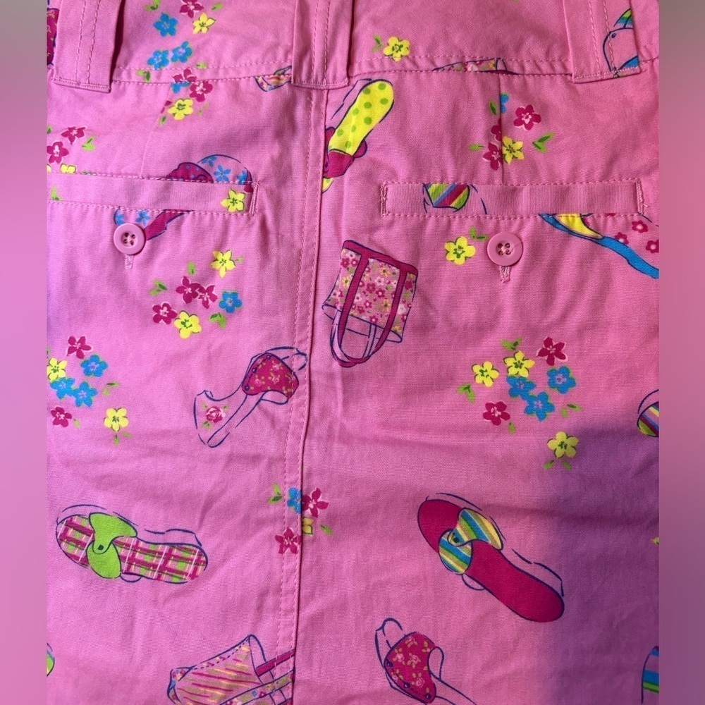 Talbots kids sandal print summer skirt 7 - Picture 4 of 5